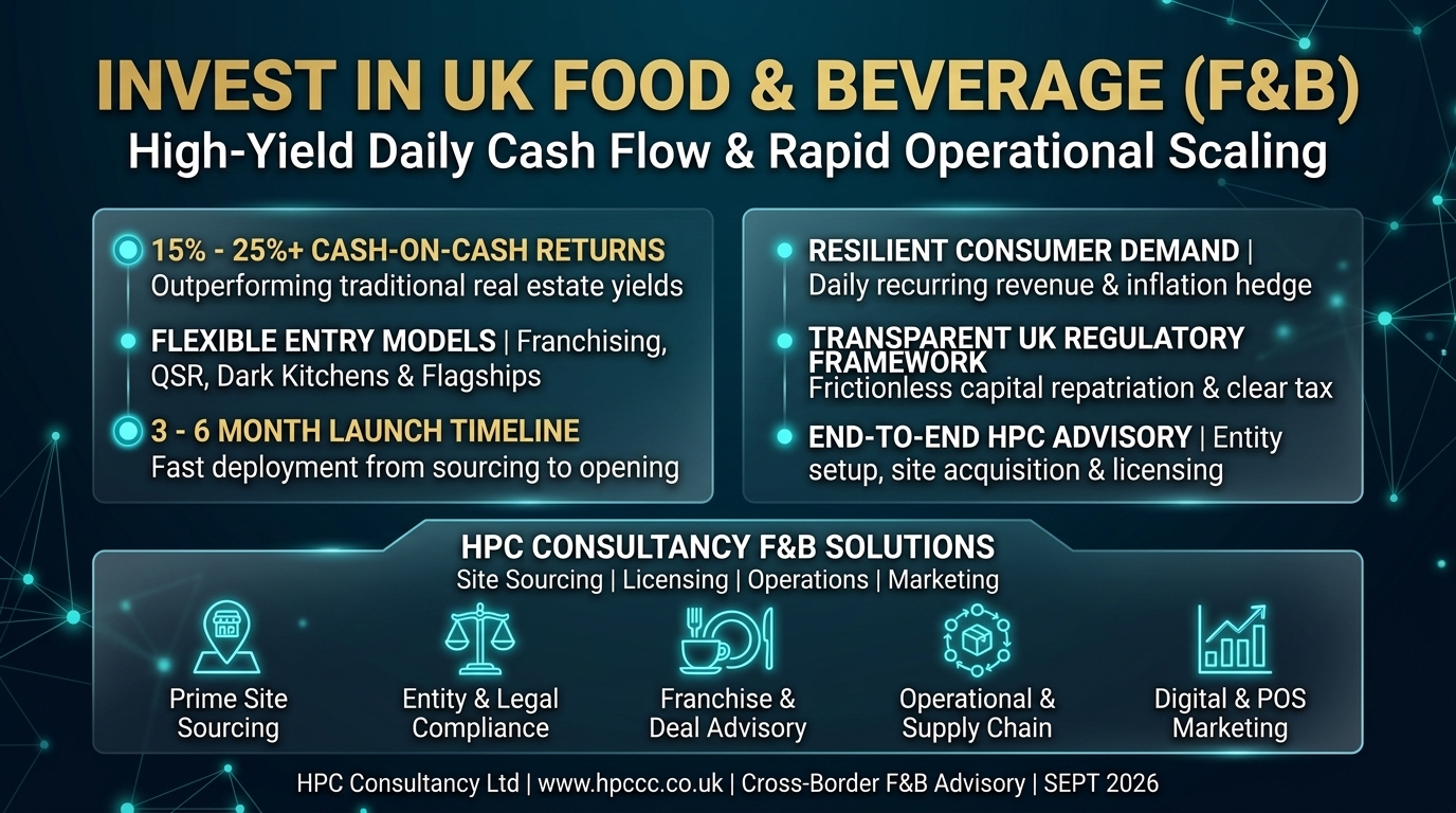 Why Sweden Investors Must Consider the UK Food and Beverage Sector as Their Primary Entry Point