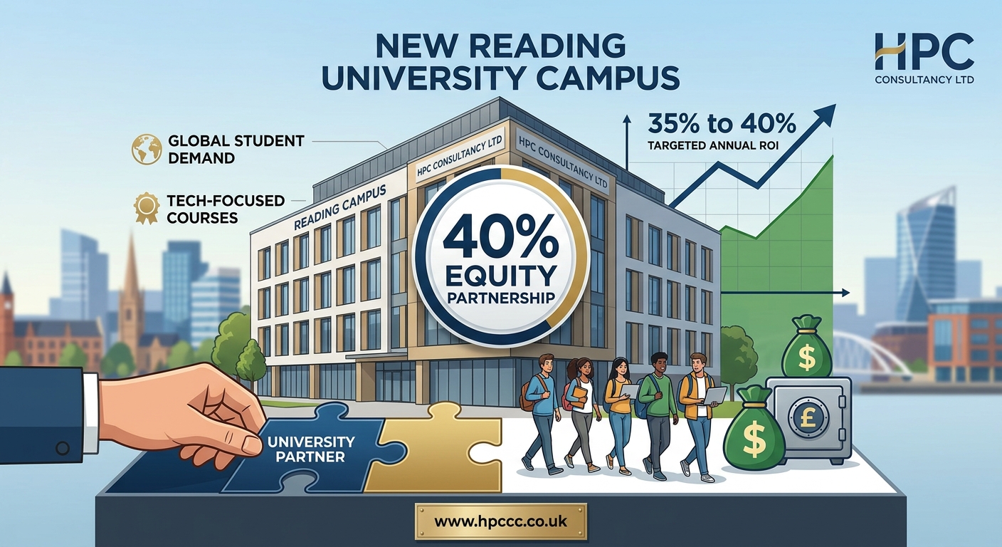 40% Equity Partnership in New Reading University Campus, seeking Sweden Investor